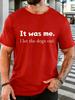 Unisex Funny Dog Slogan Letter Graphic Cotton Short Sleeve Tee Crew Neck Soft Male Summer Casual Breathable Daily Street Wear Top