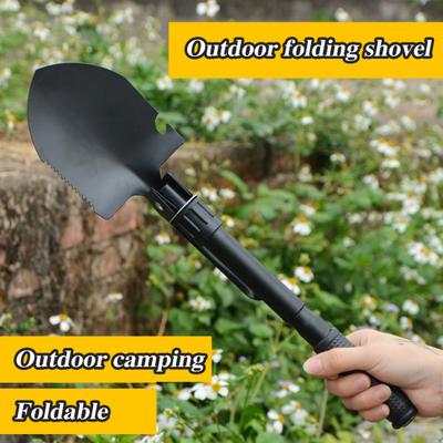 Folding Shovel Multifunctional Military Shovel with Storage Bag Outdoor Survival Tactical Shovel