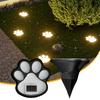 Solar Lawn Light LED Simulation Footprint Dog Paw Floor Plug Light Outdoor Rainproof Courtyard Garden Decorative Buried Light
