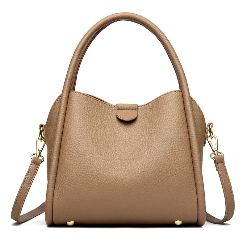 

New Shoulder Bags Women PU Leather All-Match Simple Multifunction Handbags Large Capacity Crossbody Bags For Women Teens Purse