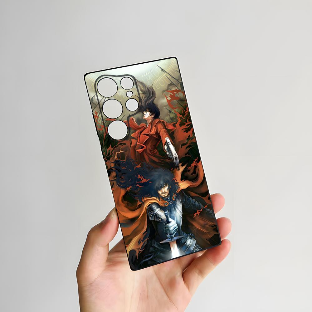 A-Alucard Hellsing Anime Phone Case For Samsung A25 A13 A33 5G A54 A36 A35 A56 A52 A14 Shockproof Soft Cover Samsung A34