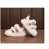 Baby Sandals, Summer Children's Casual Shoes, Breathable Hollow-Out Boys' Semi-Sandals, Girls' Frame Shoes.