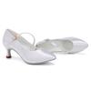Modern Dance Shoes Women Waltz Dancing Shoes Heeled 5.5CM Latin Ballroom Shoes