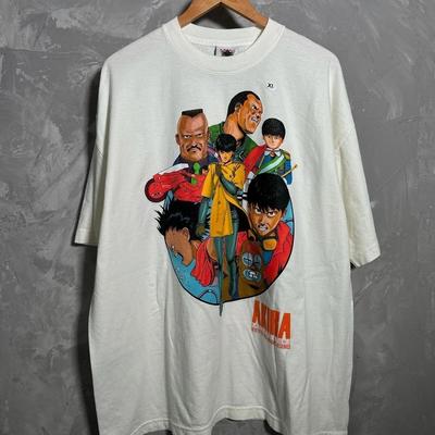 Tricou Alb cu Grafică Anime Akira Mânecă Scurtă Bărbați Femei Unisex S-5XL Tricou Unisex