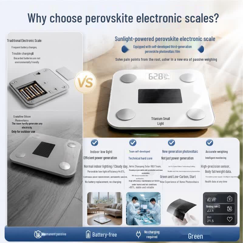 Titanium Solar Smart Body Fat Scale (CN version)