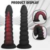 Tentacle Anal Plug Mixed Color Alien Dildo Soft Huge Butt Plug Suction Cup Anal Toys Large Particle Masturbator Vaginal Anal Dilator Sex Toys Unisex