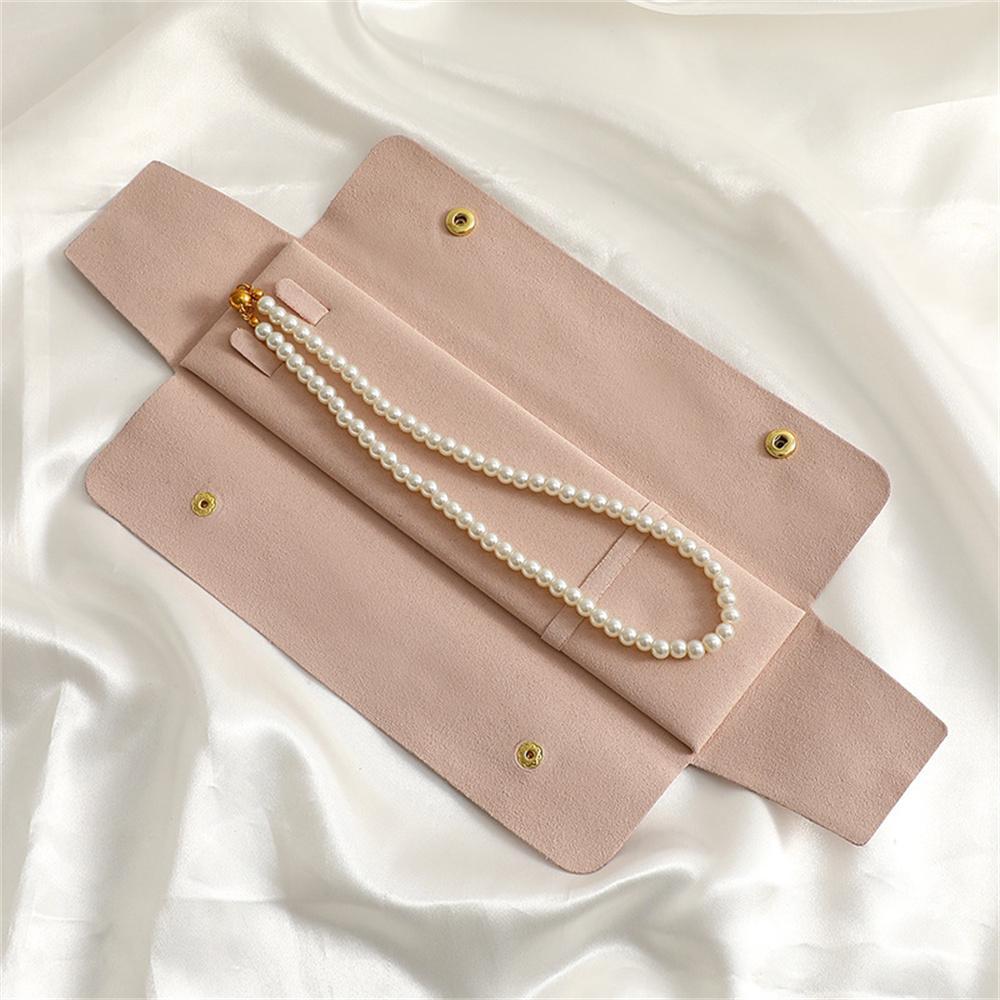 Microfiber Necklace Storage Bag Bracelet Bag Portable Jewelry Organizer Bag Women Versatile