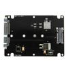 M2 SATA SSD External Case 2.5inch NGFF SATA-base SSD Converter Adapter Case B+M Key Socket 2 M.2 SATA Adapter Card Case Desktop