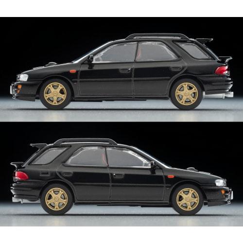 Tomytec Tomica Limited Vintage Neo LV-N281d Subaru Impreza Pure Sports Wagon WRX STi Ver.V Black 1998 Model (Assembled)
