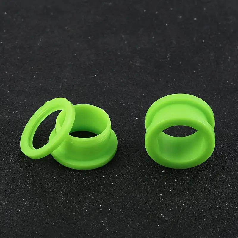 Mehrfarbiger Hypoallergener Acryl Ohrdehner: Trendiges 2mm-16mm Roller-Design für große Ohrläppchen