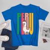 Unisex Cute Peruvian Alpaca Product Llama From Peru Tshirt Tees T Shirts WoUnisex Boys 100 Cotton TShirt