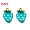 2pcs 10pcs Stainless Steel Pendant Cute Mushroom Fruit Seahorse Charms for DIY Bracelet Jewelry Making Necklce Keychain Earrings