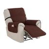 1 Seat Quilted Recliner Sofa Cover Dogs Pets Anti-Slip Chair Covers with Elastic Strap Anti-wear Lazy Boy Armchair Slipcovers