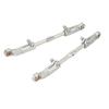 2pcs RC Rear Upper Suspension Pull Rod Aluminum Alloy Silver Accessories for Corally Kronos 6S 1 8 RC Car