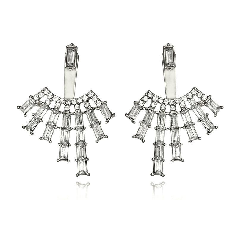 Fashion Geometric Round Drop Earrings Temperament Simple Star Tassel Pendant Earrings Female Gifts Jewelry