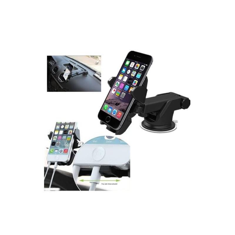 Universal 360 Rotating Car Windshield Mount Holder Stand Bracket For Cell Phone With Premium Quality Design