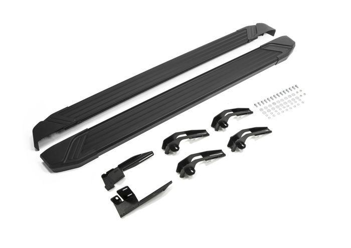 Marchepieds - J&J AUTOMOTIVE - Chevrolet Captiva 2011-2015 - Aluminium - Installation facile - Homologation TÜV