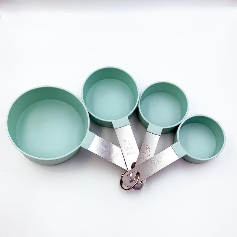 8-Piece Kitchen Measuring Spoon & Cup Set with Stainless Steel Handles