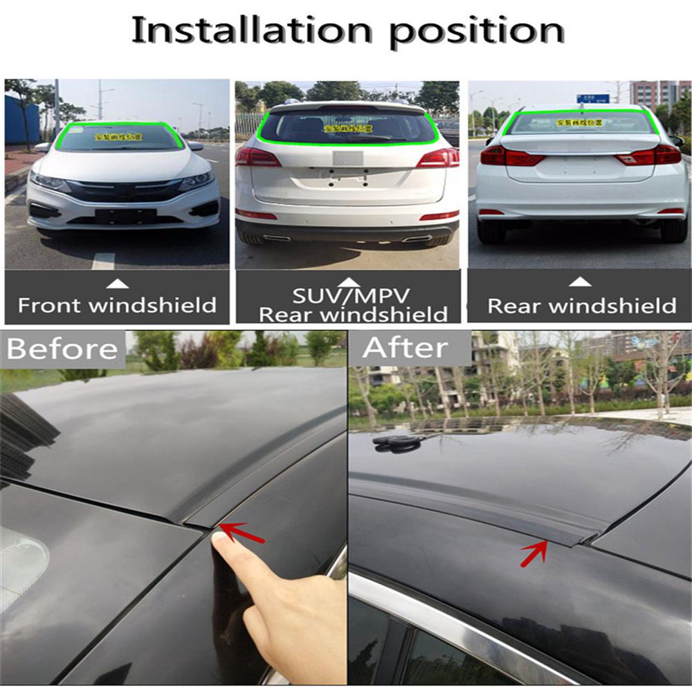 5m 20mm Rubber Seal Car Front Rear Windshield Sunroof Waterproof Dustproof Edge