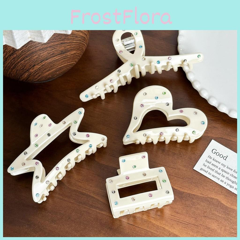 Unique Rhinestonedecorated Acetate Hair Claw Clips For Women Offering A Touch Of Glamour And Style