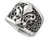 Artemis Classic Flared Delice Size 15 Silver Brand Silver 925 Ring, (ac-acr0257), Men's Accessory, Jewelry, Ring,