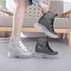 Thick Soled Short Boots, Children's New Breathable Thin Style, Inner Height Increasing Shoes, Mesh Boots, Hollowed Out Cool Boots