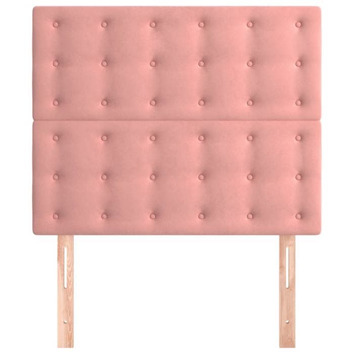 Maison Exclusive - Tête de lit Rose 80x5x118/128 cm Velours