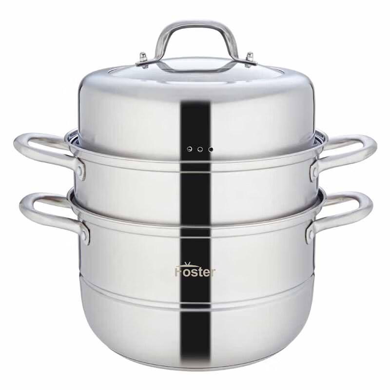 Faust HG-1037 3-Layer Stainless Steel Steamer