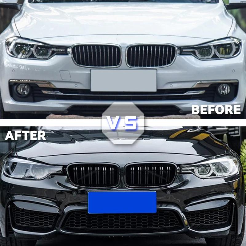 For BMW 3-Series F30 F31 F35 320i 325i 328i 2012-2018 Gloss Black Grille Racing Front Sport Grill CAR Accessories
