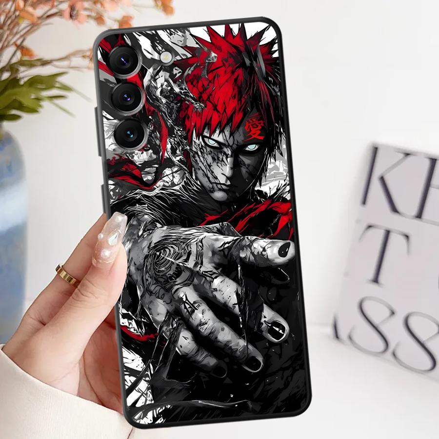 Anime Cool Gaara Soft Back Phone Cover Case for Samsung Galaxy A16 A21s A24 A31 A51 A52 A54 A71 A12 A13 A14 A15 A72 A73 A22 A23