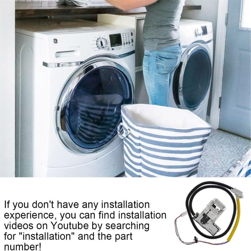 Washer Latches Assembly Plastic Texture Efficient for Various Models Ensuring Secure Operation Washer Maintenance Part