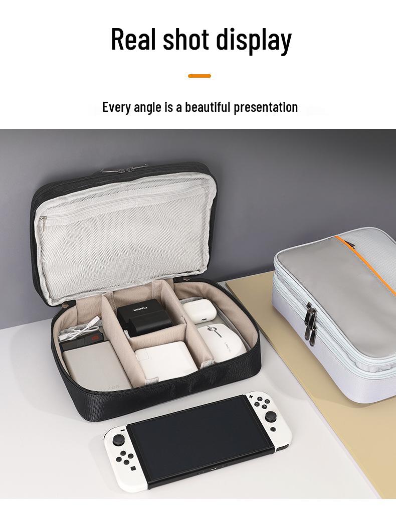 Beilian Digital Accessories Organizer: Cable, Phone, Earphones, Power Bank, Cosmetics Storage Bag