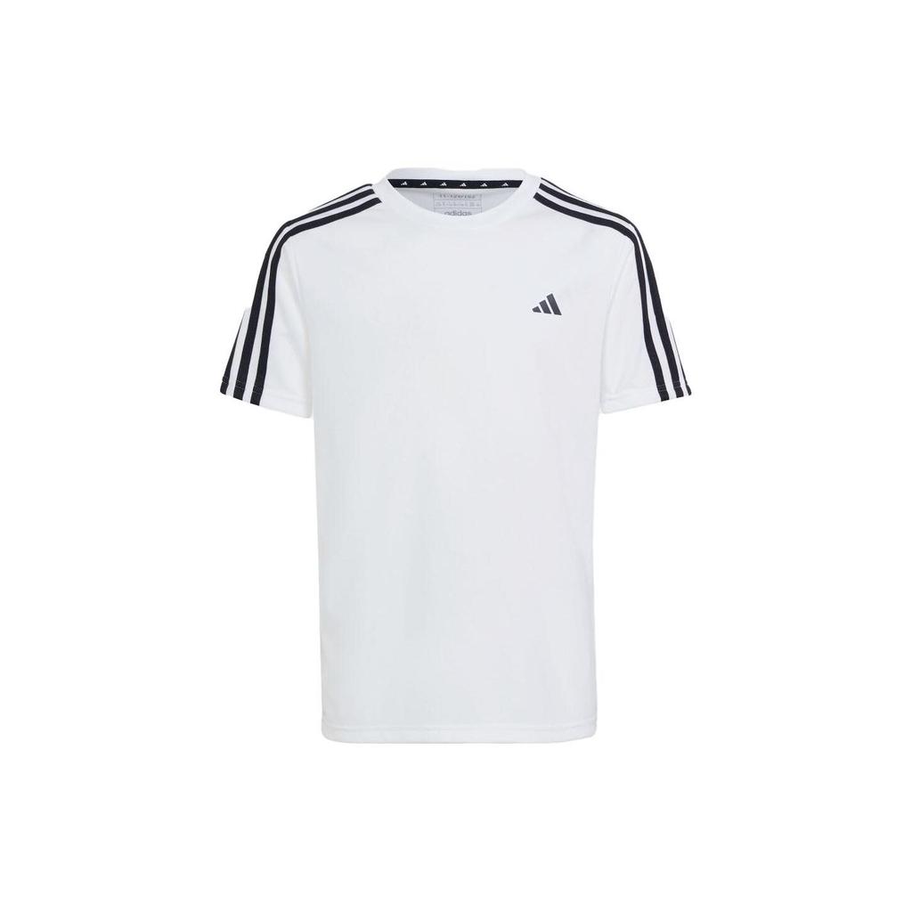 Adidas Loose Fit Round Neck Striped Logo Print Set Casual Sports Set Kids sets HS1608