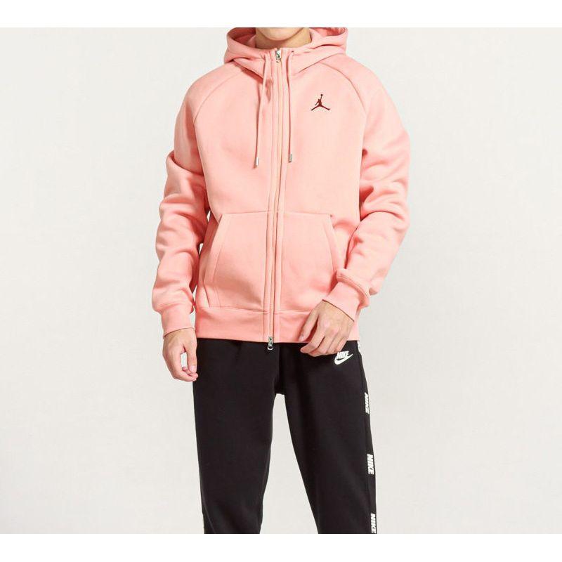 Jordan Embroidered Sports Hooded Jacket Men Jacket Pink CD8734-606