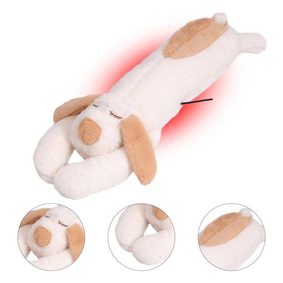 USB Animal Heating Doll Temperature Adjustable Auto Shut-off Electric Stuffed Dog Cat Toy Shoulder Back Neck Belly Pain Relief Animal Pillow