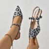 Women High Heel Sandals Summer Sexy Pointed Toe Sandals Solid Color High Heels Shoes Outdoor Casual Party Dress Women Shoes