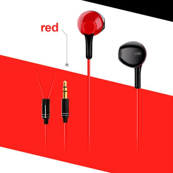 3-Meter Cable 3.5mm Plug Bass Wired Earphone Broadcast Live Monitoring Headset