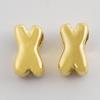 3/6pcs Real Gold Plated A-Z Stainless Steel Beads For Jewelry Making Supplies 2mm Hole Spacer/Loose Bead DIY Handmade Materials