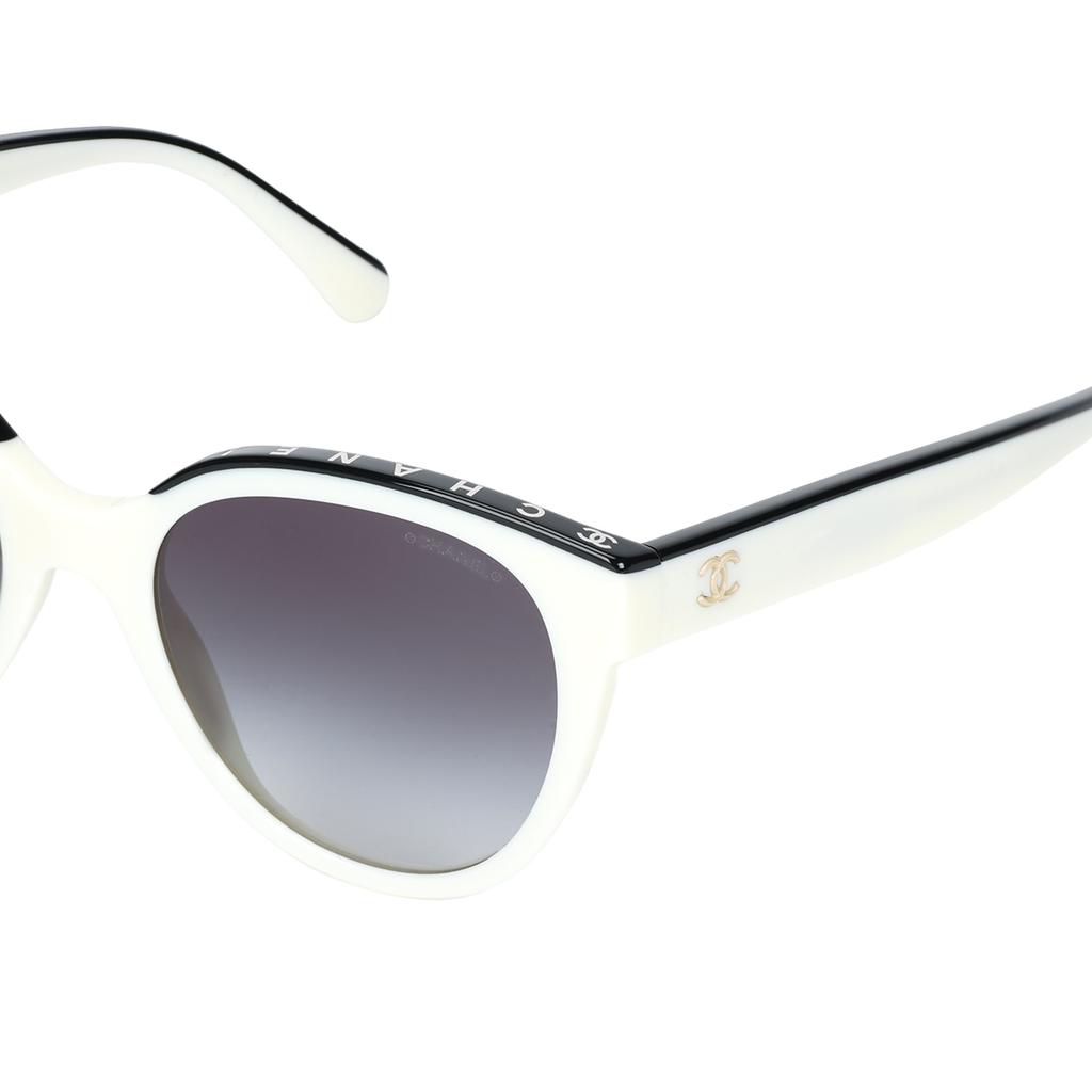 Chanel Logo Acetate Butterfly Sunglasses Women sunglasses White S6A71339X08101S6361