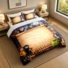 Set Biancheria da Letto 3 Pezzi Hotel Transylvania Lenzuolo Morbido e Due Federe Decorazione Camera da Letto Casa