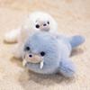Cute Marine Animals Shark Seal Doll Plush Toy Killer Whale Dolphin Doll Children Soothing Doll