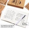 Feela Kraft 6mm Horizontal Pocket Waterproof Notebook, A6, 15-Pack, B-Ruled, Ruled, Size, Mini, Thread-Binding,
