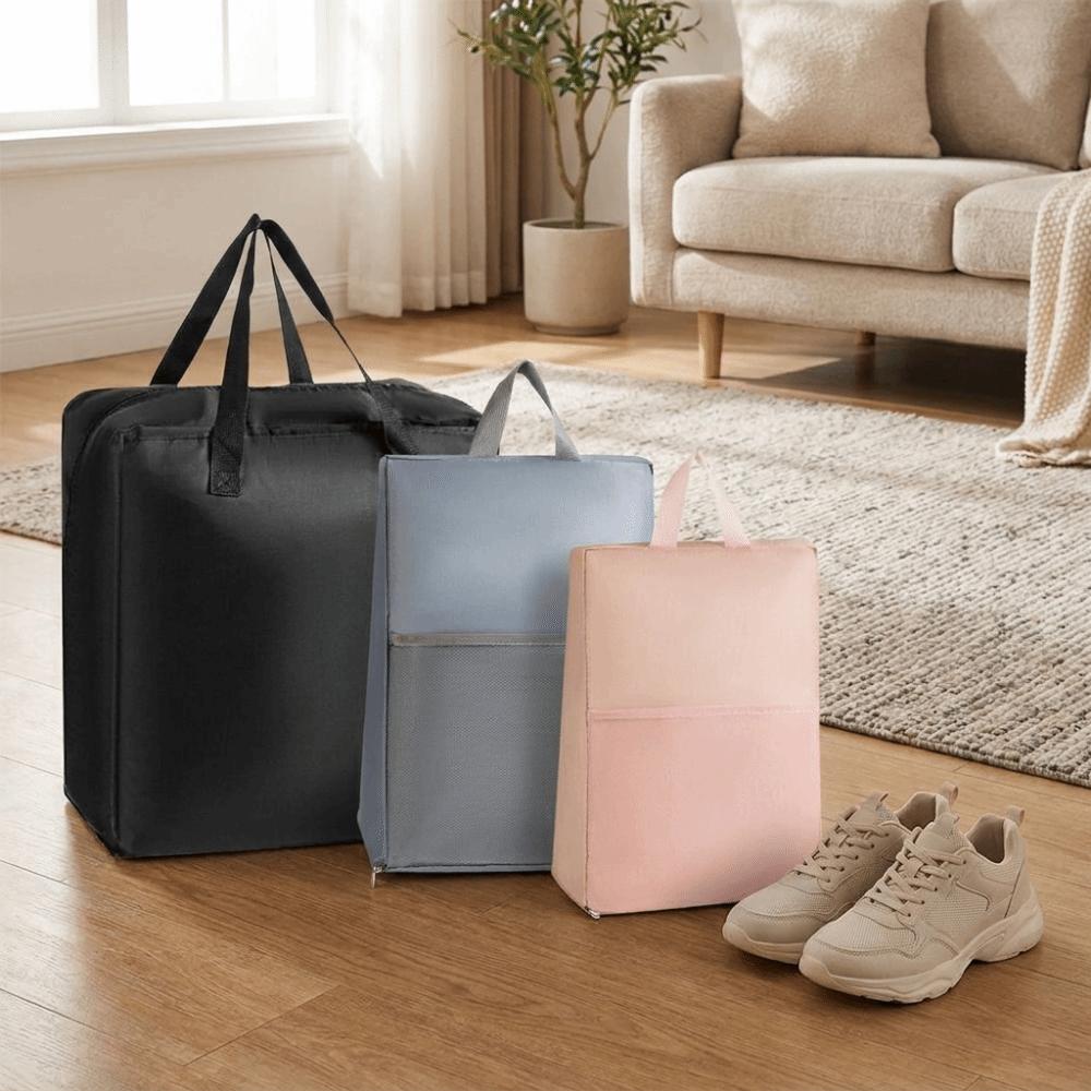 Large Capacity Shoe Storage Bag Wide Opening Sports Shoes Bag Portable Shoes Organizer for Home