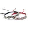 12 Pezzi/Confezione Braccialetti San Benedetto Protezione Cordino Rosso Nero Medaglia di Benedetto Rosario Benedizione Braccialetto dell'Amicizia Regalo per Donne Uomini