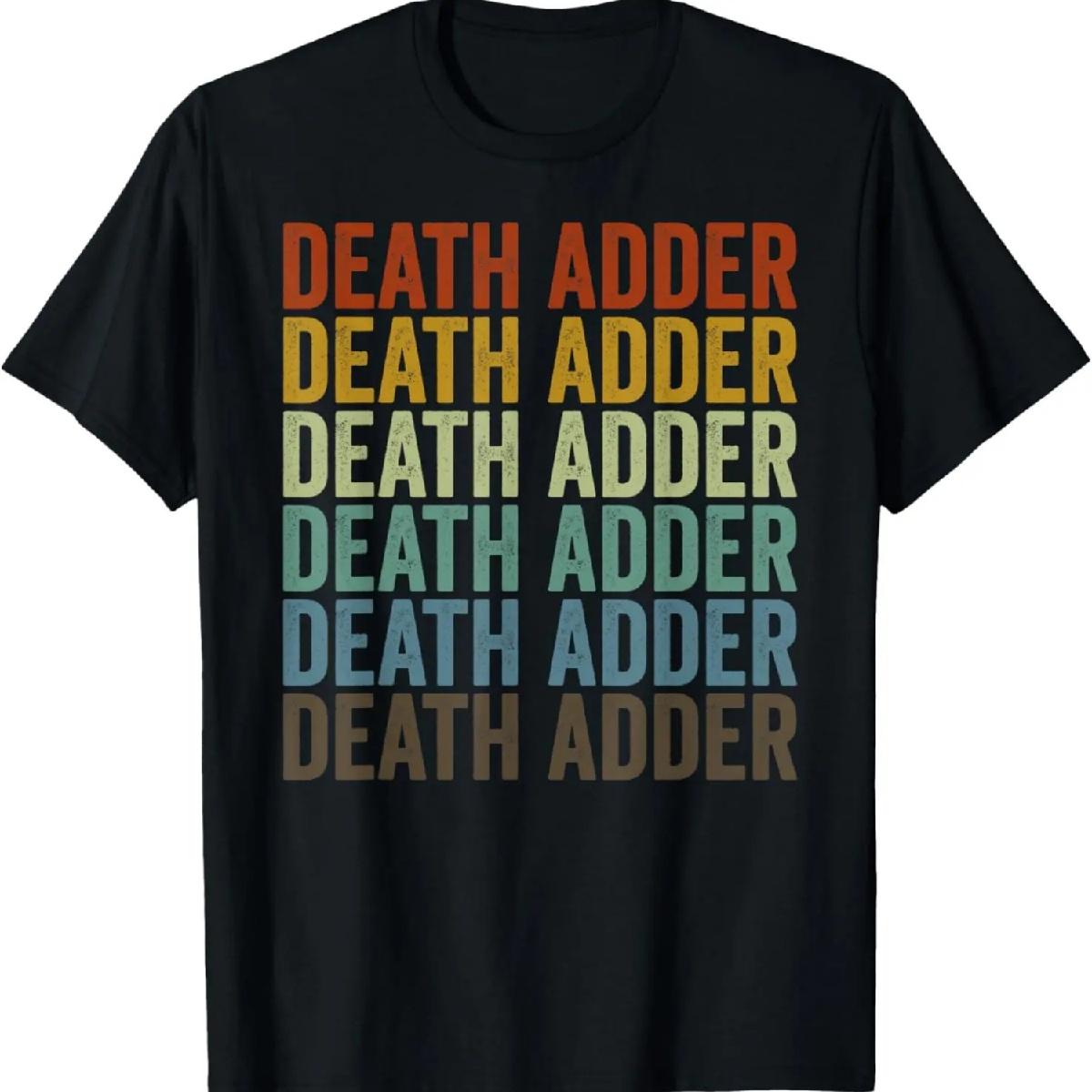 Ретро футболка Death Adder XXXXXL чёрный