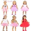 Bambola Americana da 18 Pollici per Bambina Gonna con Paillettes Vestiti Mini Vestito Scintillante Carino per Bambino da 43 cm Neonato, OG, Accessori per Bambole Fai da Te Giocattolo