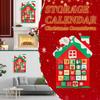 Festive Paper Snowman Advent Calendars With 24 Surprise Door Christmas Countdowns Hanging Decoration Kids Friendly Decors