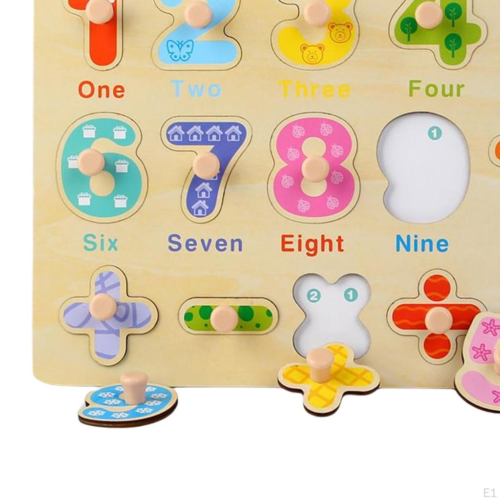 Montessori Jigsaw Puzzle Early Learning Building for Children Toddler Birthday Gifts