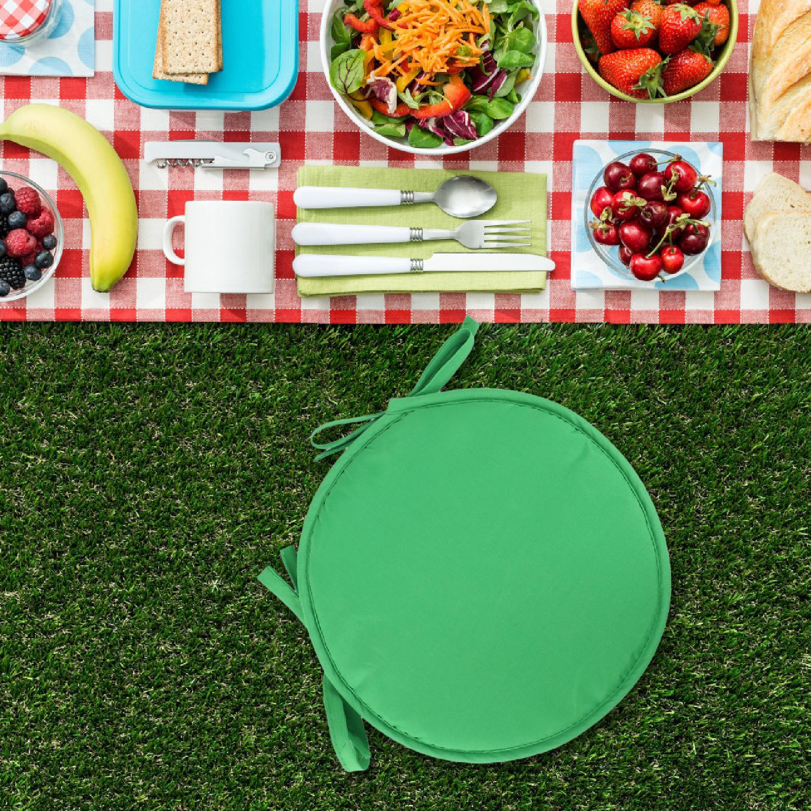 

Подушка для стула Удобное круглое простое сиденье для офиса, кухни, чаепития зелёный