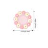 1pc Heat Insulation Coaster High Temperature Resistant Potholder Home Coaster Silicone Bowl Pad Soft Cup Mat Placemat Flower Placemat Flower Coaster